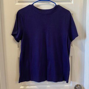 a new day short-sleeved Tee in purple, size medium